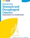 Cancer Council brochure: Understanding Stomach and Oesophageal Cancers with a circular graphic.