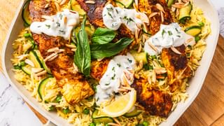 One-pan tikka masala fish with raita | Cancer Council SA