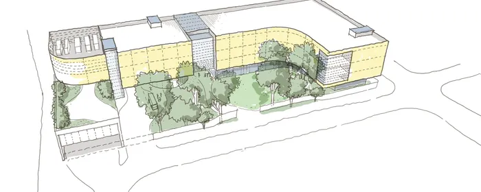 A concept drawing of the planned new Cancer Council SA Northern Accommodation facility.